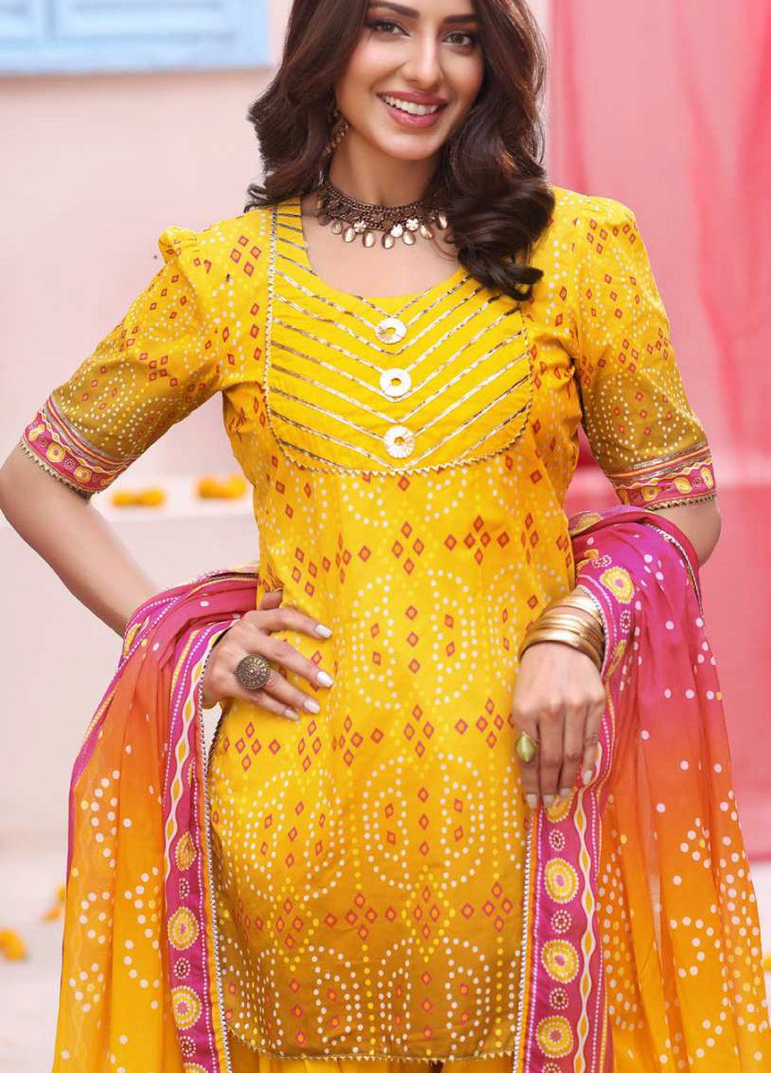 Heritage Series by AL Zohaib Unstitched Printed Chunri Lawn 3 Piece Suit AZ26UCH D-1 - Festive Collection