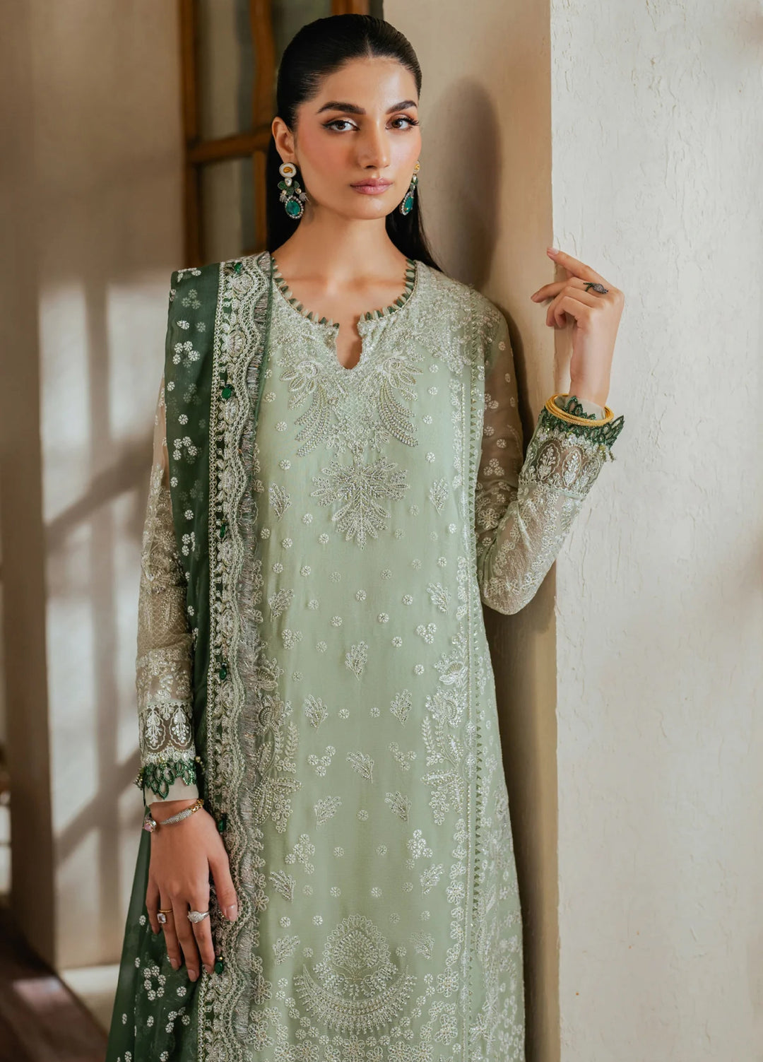 Xenia Formal Unstitched Luxury Chiffon Suits 3 Piece XE25FL Verdura - Formals Collection