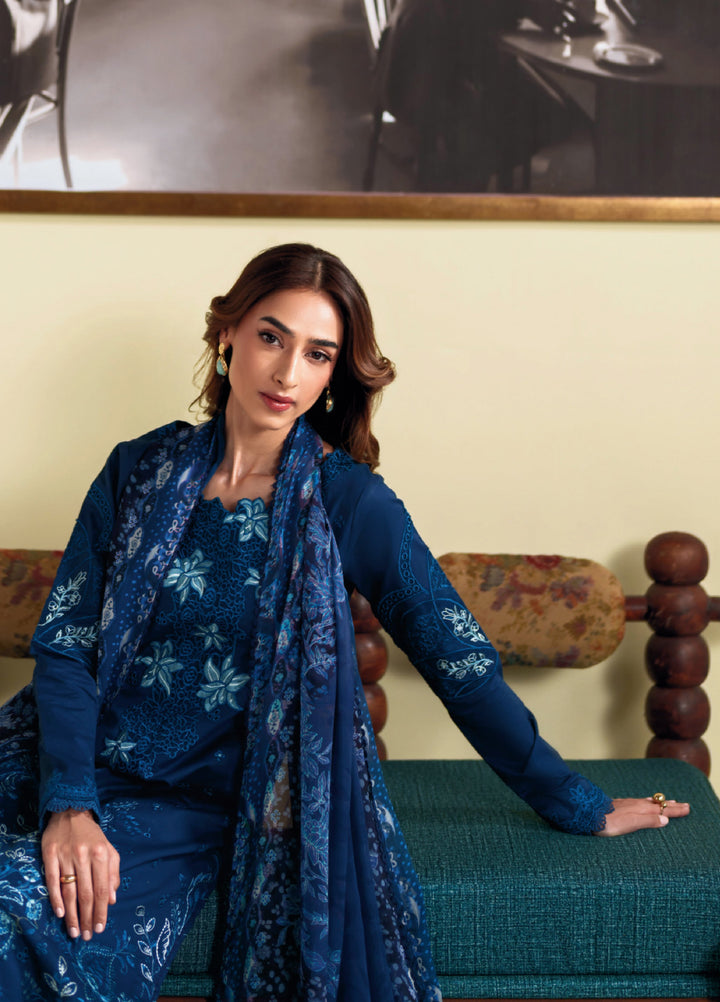 Whispers of Summer by Neeshey Unstitched Embroidered Luxury Lawn 3 Piece Suit NSH26ULW LAYLA - Summer Collection