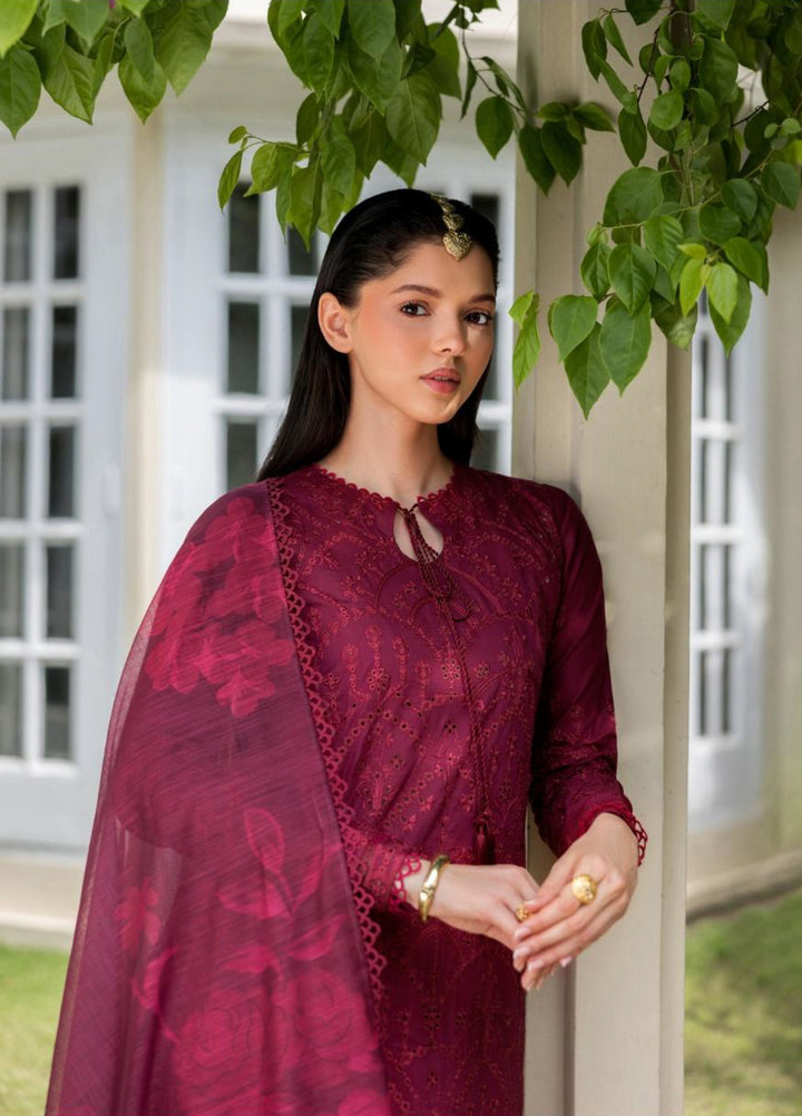 Zarif Unstitched Embroidered Lawn 3 Piece Suit ZR26ULF FREYA 05 - Festive Collection