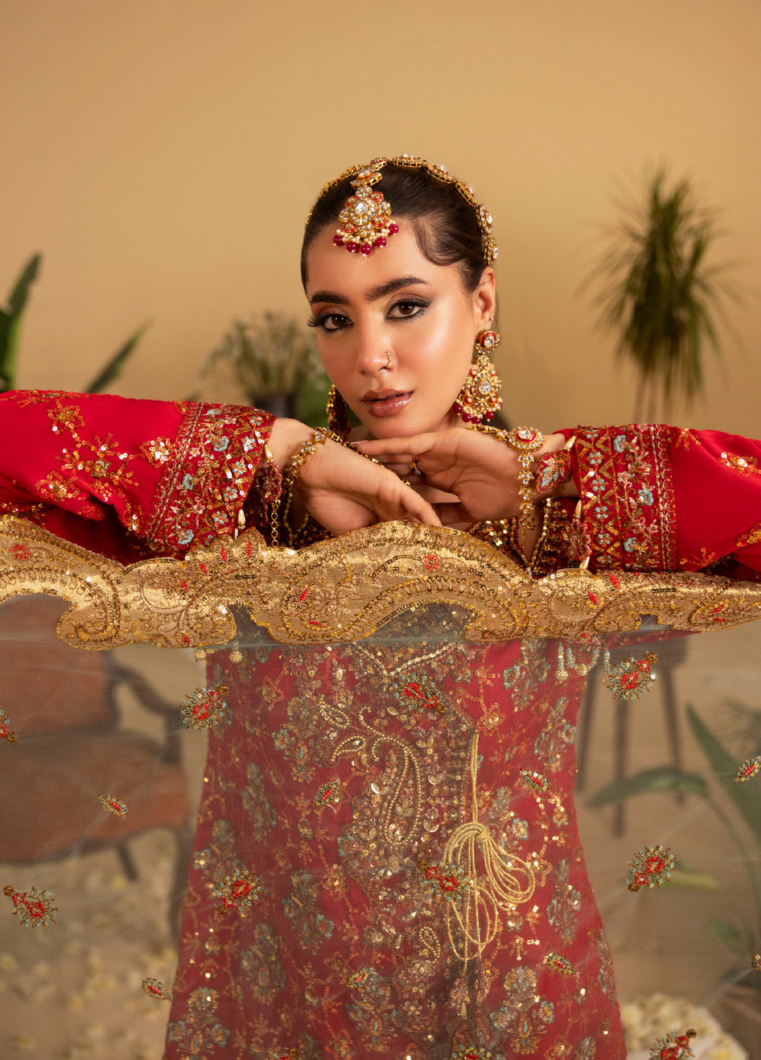 Sara Jahan Women RTW Embroidered Chiffon 3 Piece Suit SJ26RF SJ-1067 - Festive Collection