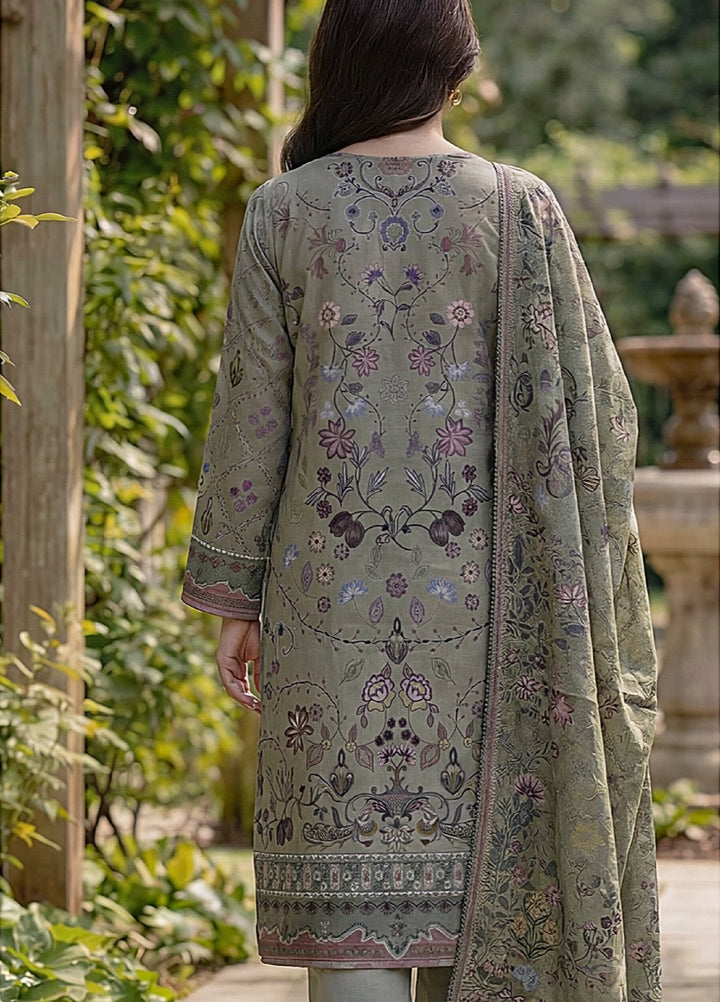 Zync by Florent Unstitched Printed Lawn 3 Piece Suit FL26UZPL FZ-11 - Summer Collection