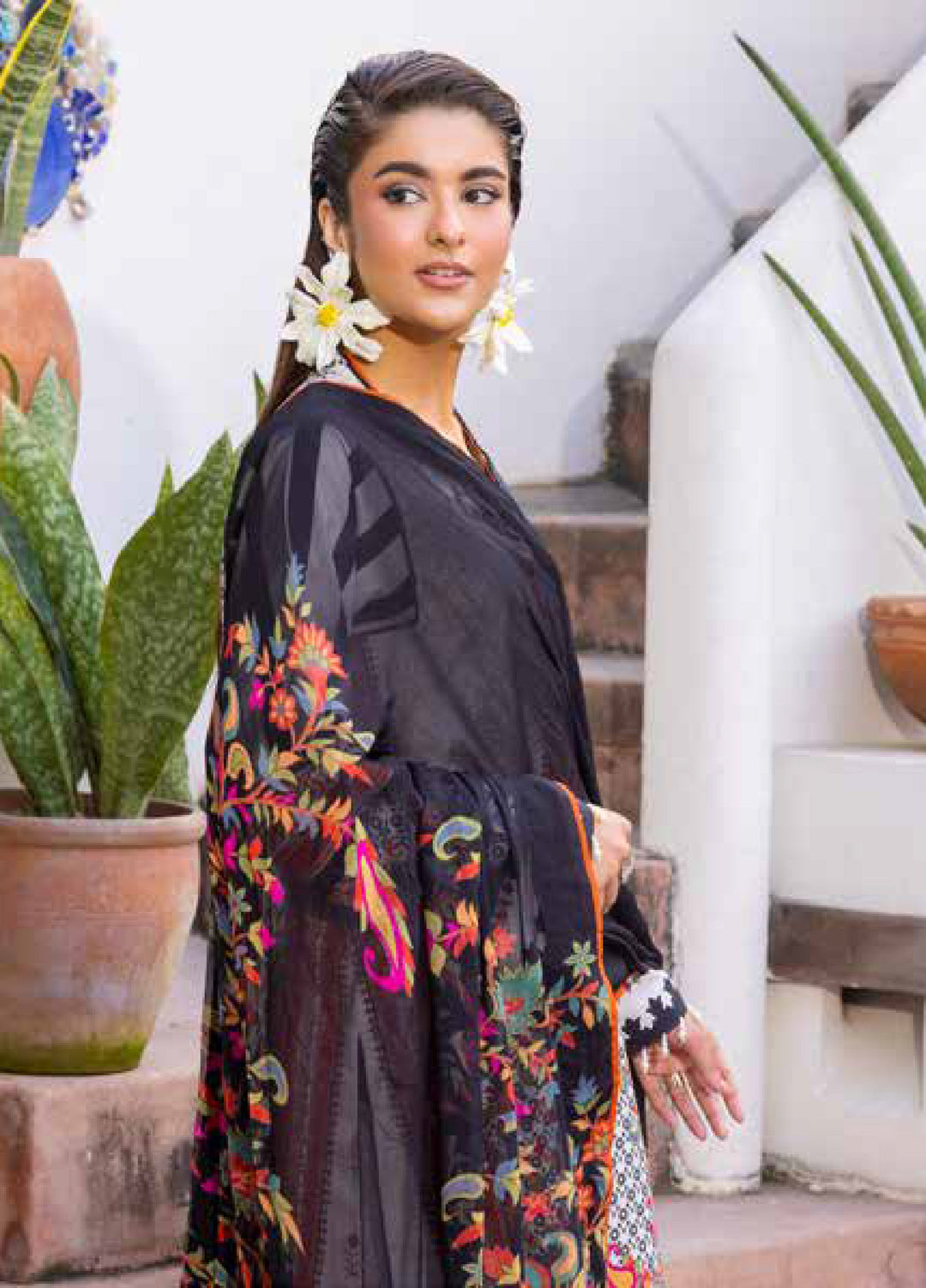 C Prints by Charizma Unstitched Printed Lawn 3 Piece Suit CHR26UCP CP6-07 - Summer Collection