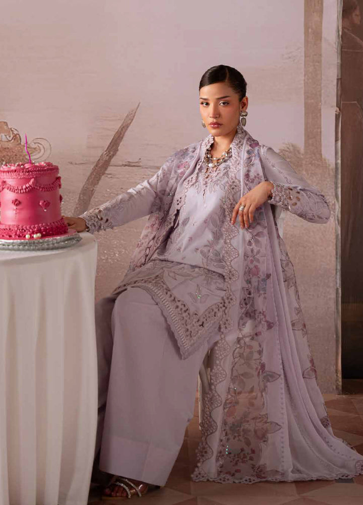 Feya by Nureh Unstitched Embroidered Lawn 3 Piece Suit NU26ULF FE-20 - Eid Collection