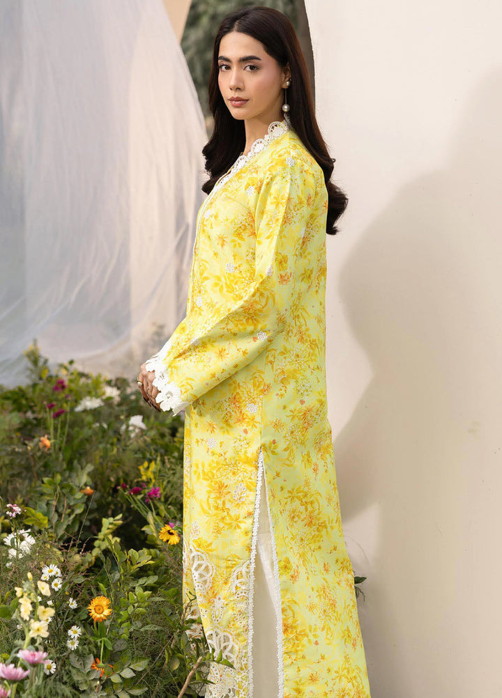 Summer Printkari Exclusive by RajBari Unstitched Embroidered Lawn 3 Piece Suit RB26USP D-05 - Casual Collection