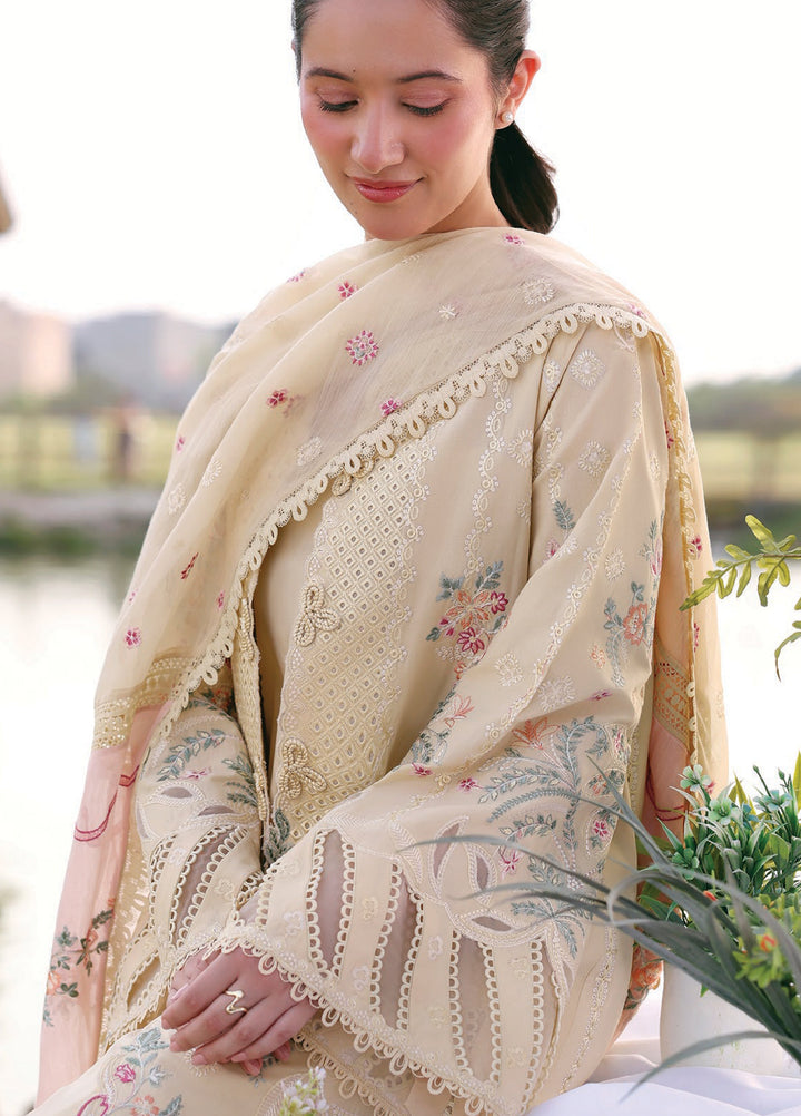 Summer Soiree by Zarposh Unstitched Embroidered Lawn 3 Piece Suit ZR26ULS Ismera - Festive Collection