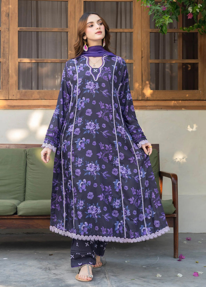 Mah e Noor Intermix by Panache 3 Piece Raw silk Amaris - Winter Collection