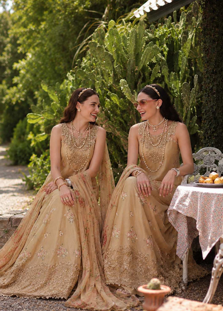 Noor Luxe by Saadia Asad Unstitched Embroidered Lawn 3 Piece Suit SA26ULNE D13 - Eid Collection