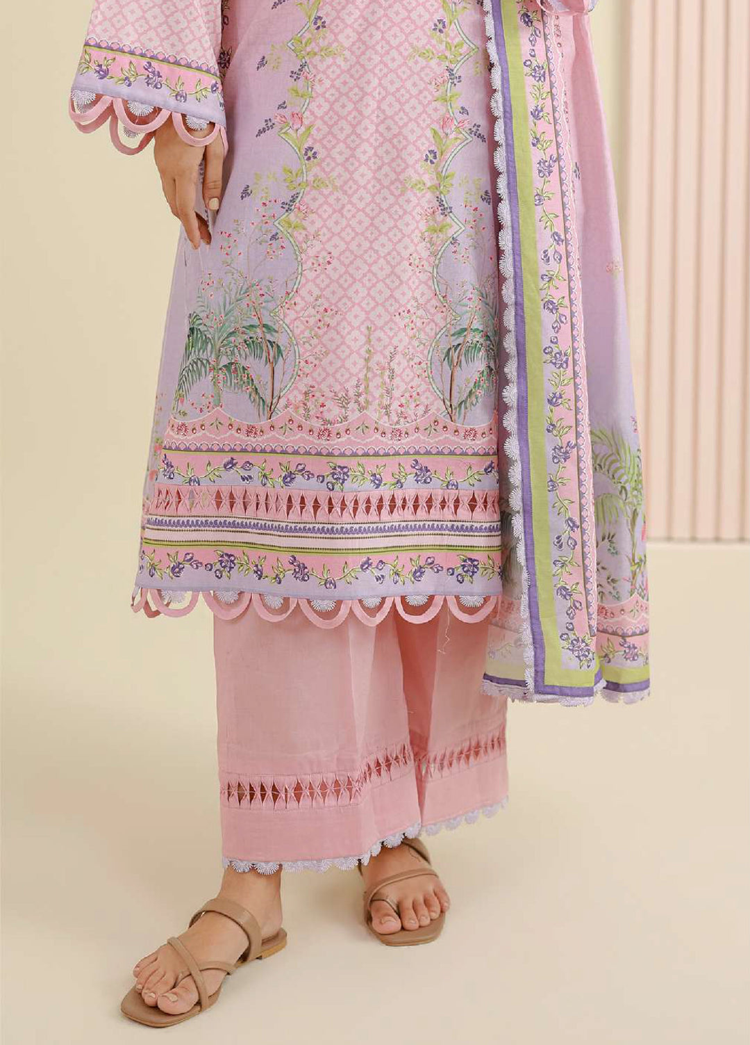 Zellbury Unstitched Printed Lawn 3 Piece Suit ZB26UCVII WUS26X31017 - Casual Collection