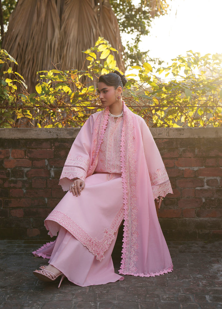 Fiona by Mahnur Unstitched Embroidered Lawn 3 Piece Suit MN26UFL F-13 - Summer Collection