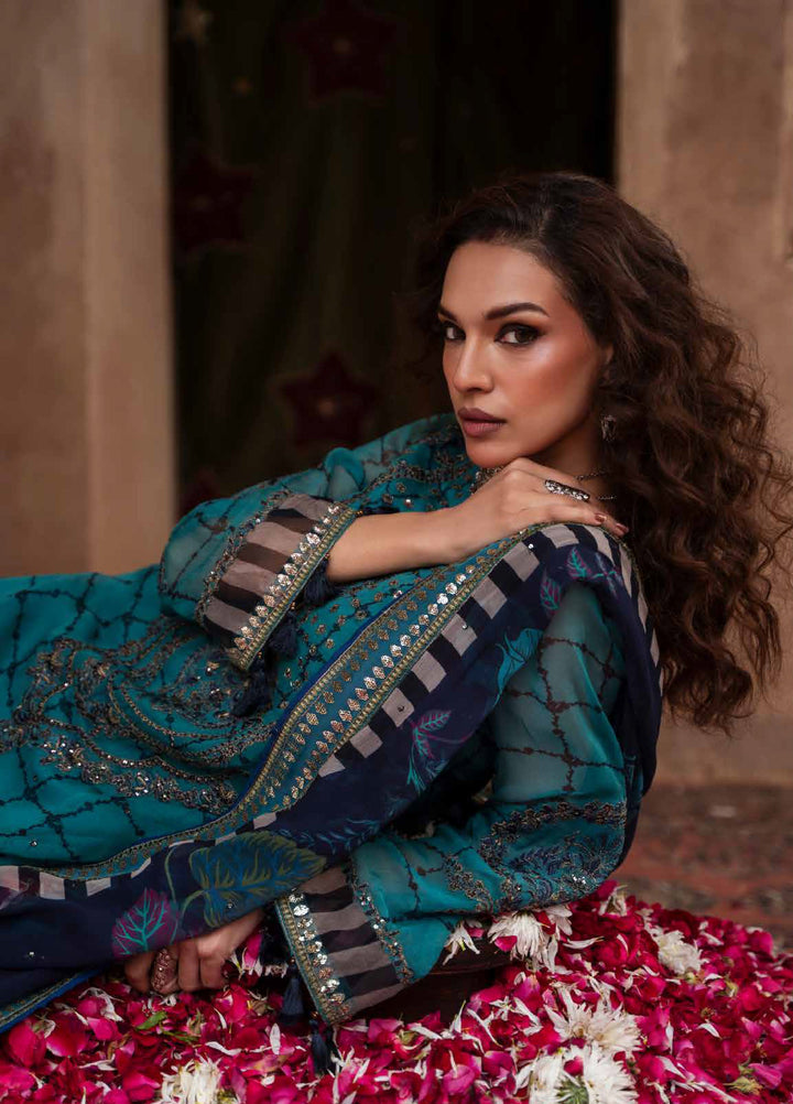 Vasal by Charizma Unstitched Embroidered Chiffon 3 Piece Suit CHR26UV VSL6-05 - Festive Collection