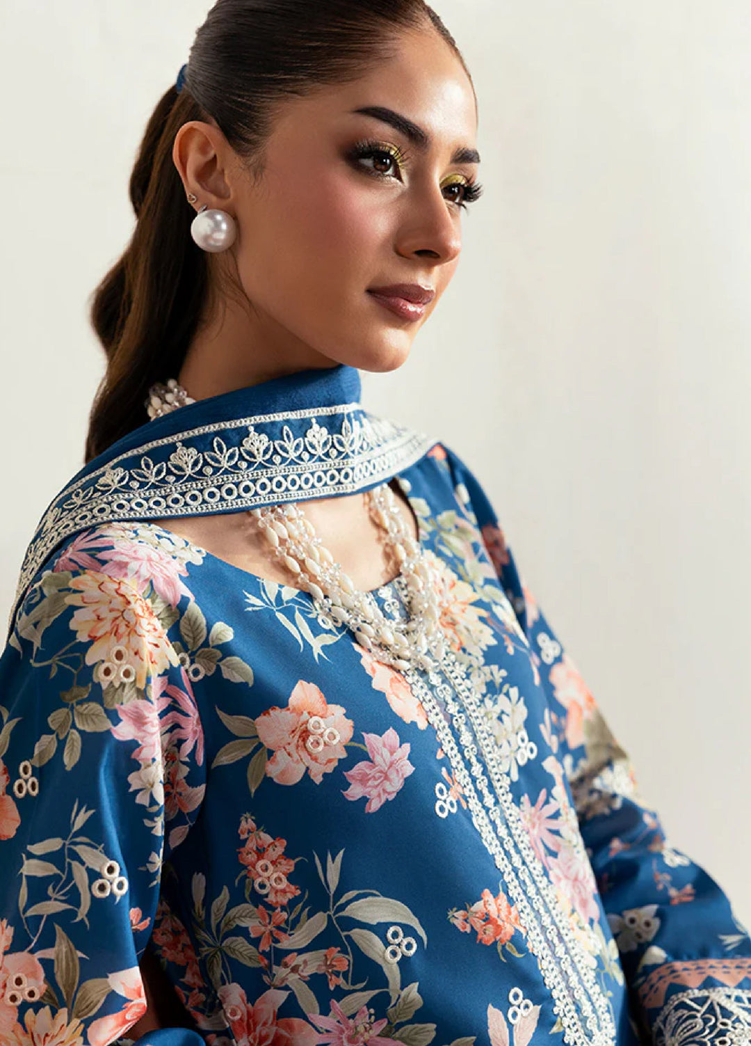 Basics by Gulaal Pret Embroidered Poly Lawn 3 Piece PL-02 Serenade - Summer Collection