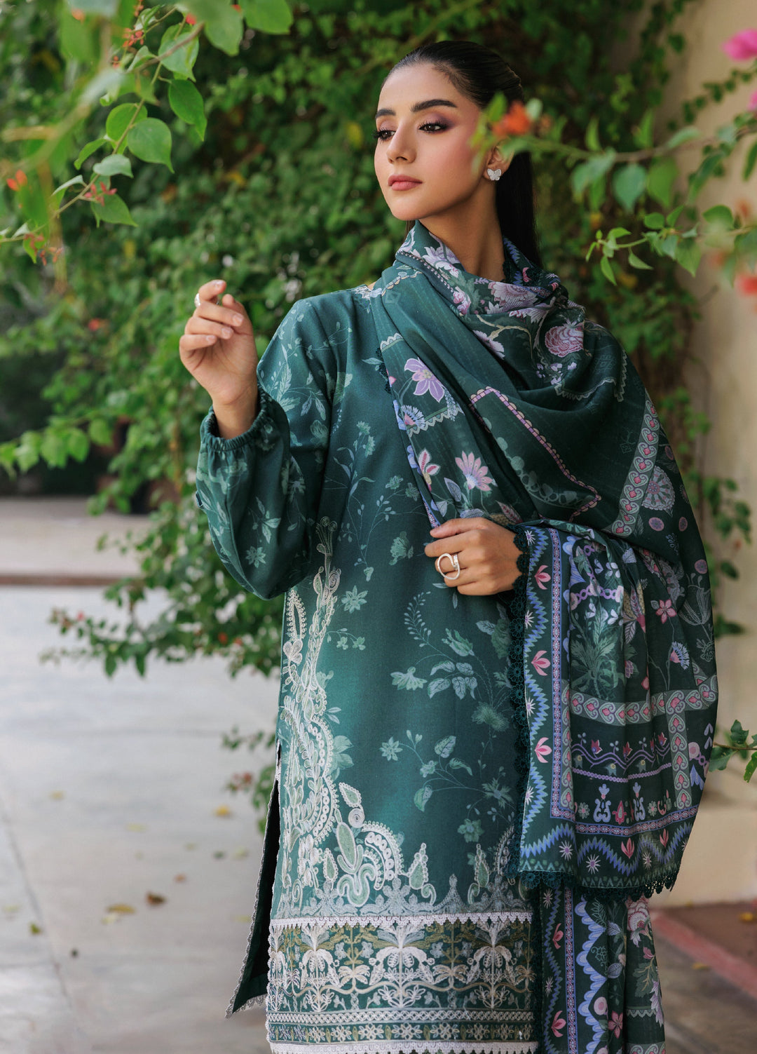 Zync by Florent Whispers Unstitched Embroidered Modal 3 Piece FL25WW FL-7A - Winter Collection