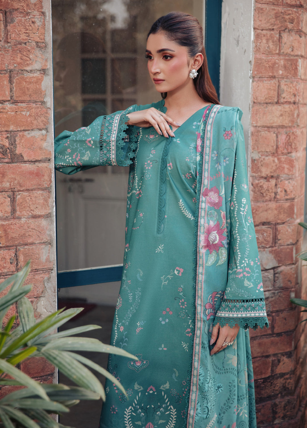 Zync by Florent Unstitched Printed Lawn 3 Piece Suit FL26ULE FZ-12 - Eid Collection