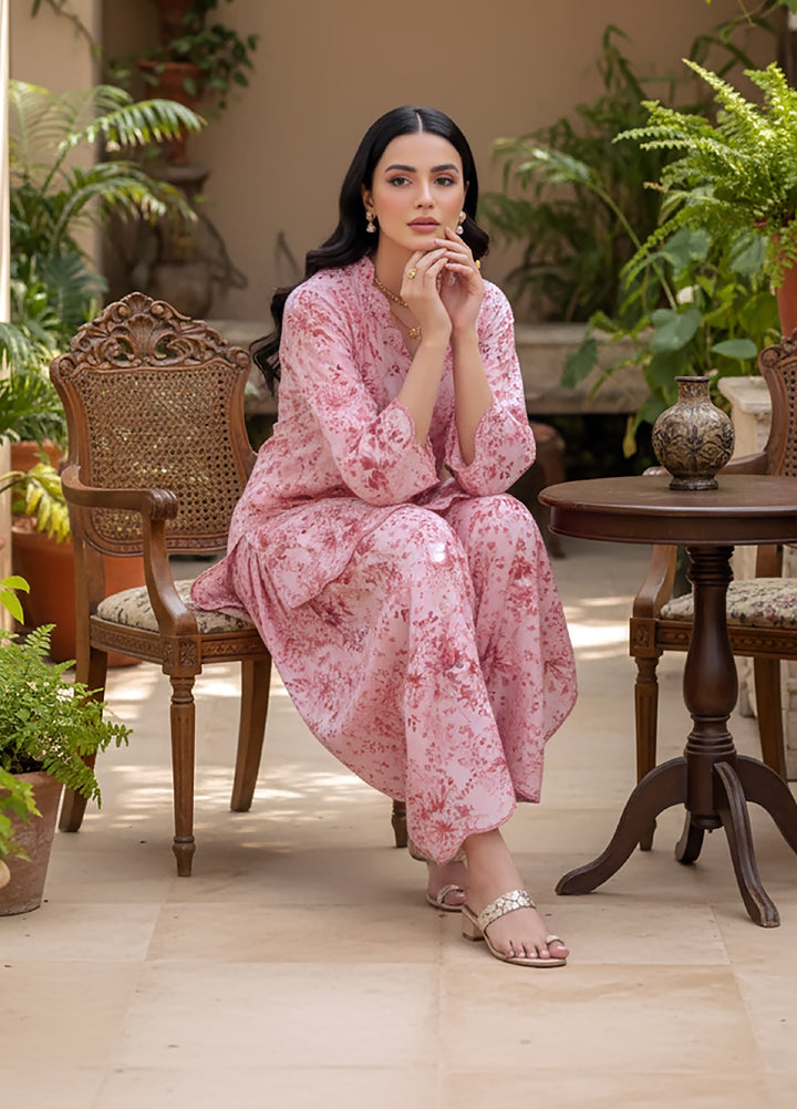 Lakhany Women Co Ord Pret Printed Cambric 2 Piece LG-RL-0293 - Winter Collection