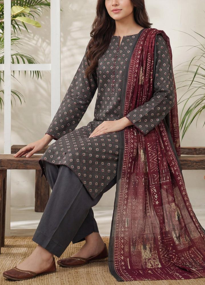 Daman by VS Textiles Unstitched Printed Lawn 3 Piece Suit VS26UDL D-04 886 - Casual Collection