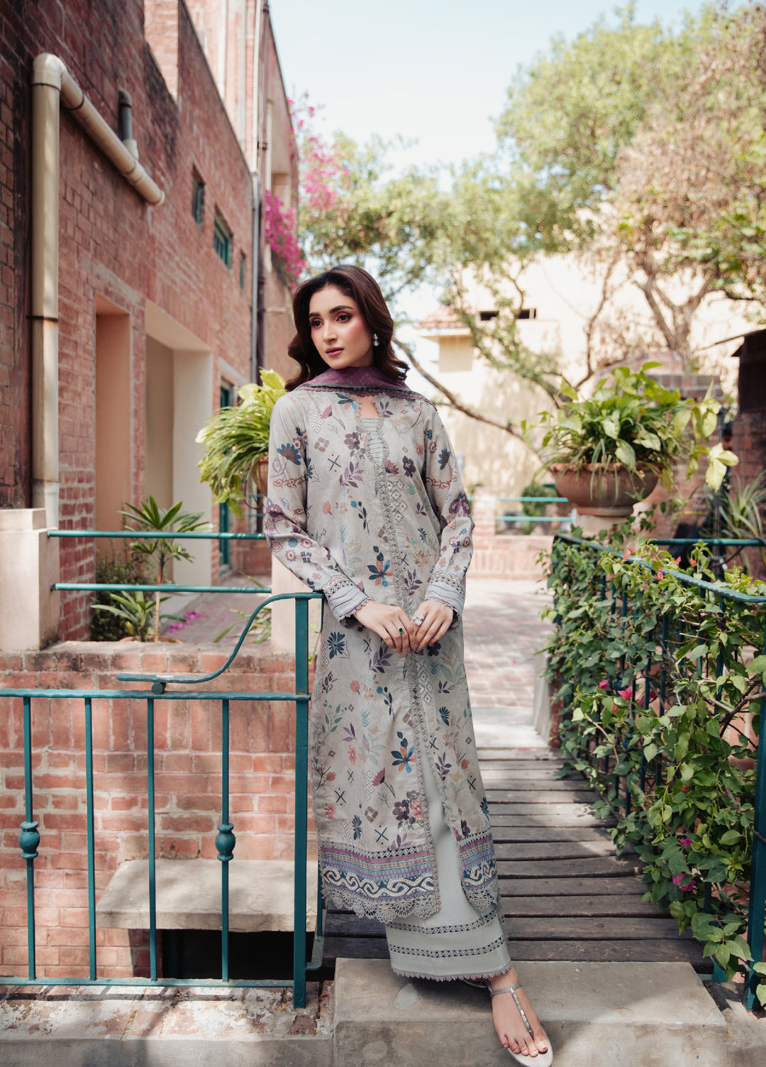 Zync by Florent Unstitched Printed Lawn 3 Piece Suit FL26ULE FZ-7 - Eid Collection