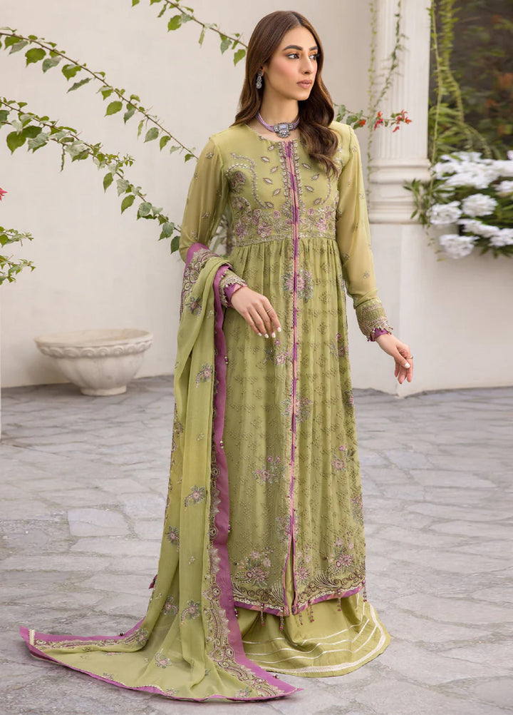 Xenia Formal Unstitched Luxury Chiffon Suits 3 Piece XE25FL Fuseelah - Formals Collection