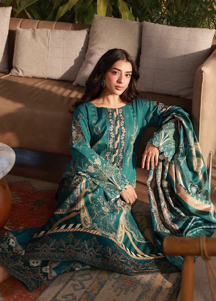 Delia by Gulaal Unstitched Embroidered Lawn 3 Piece Suit GL26UD D-4 Isla - Summer Collection