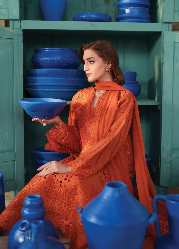 Nilofer by Mahnur Unstitched Embroidered Luxury Lawn 3 Piece Suit MN26ULN N-11 - Summer Collection