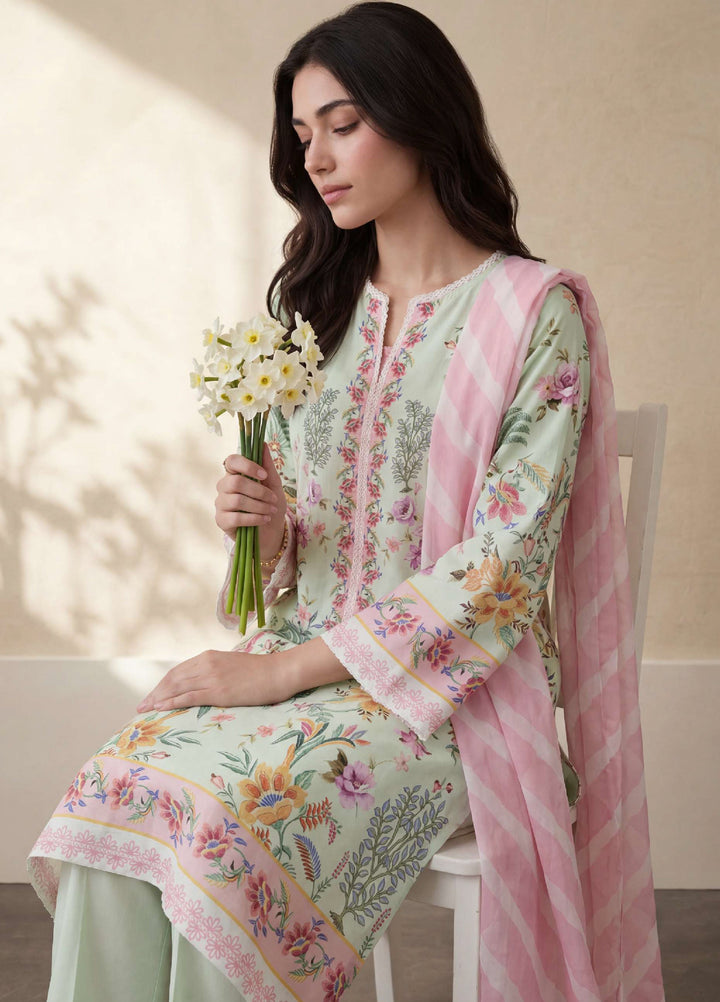 Zellbury Women RTW Printed Lawn 3 Piece Suit ZB26RLC WPS2632702 - Casual Collection