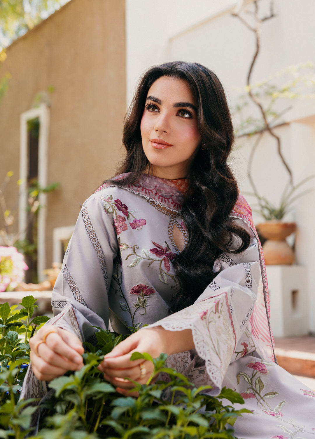 Zync by Florent Unstitched Embroidered Lawn 3 Piece Suit FL26ULZ FZ-1A - Lawn Collection