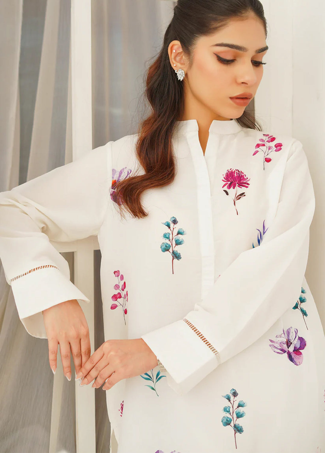 Nairah Women Pret Printed Arabic Lawn Suit NAH26PN Lia - Spring Collection