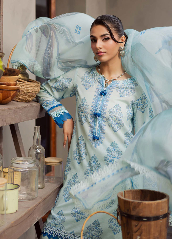 Signature Prints by Nureh Unstitched Printed Lawn 3 Piece Suit NU26USL SP-158 - Summer Collection