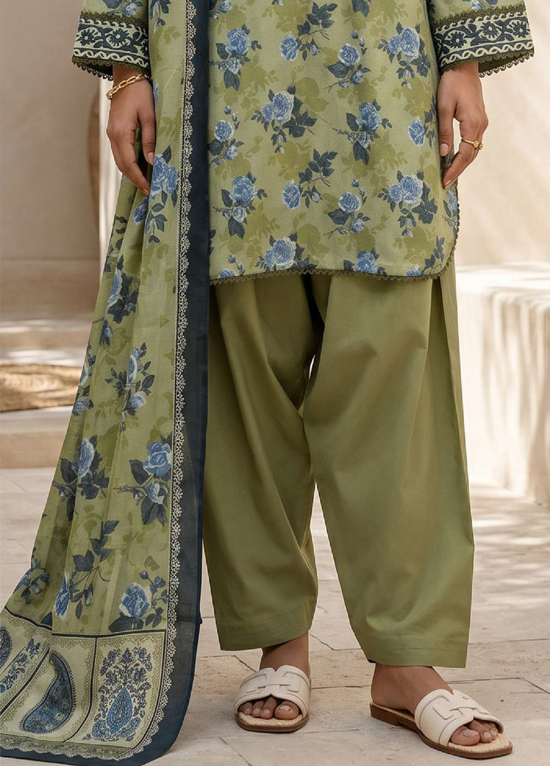 Zellbury Unstitched Printed Lawn 3 Piece Suit ZB26UCVII WUS26X38050 - Casual Collection