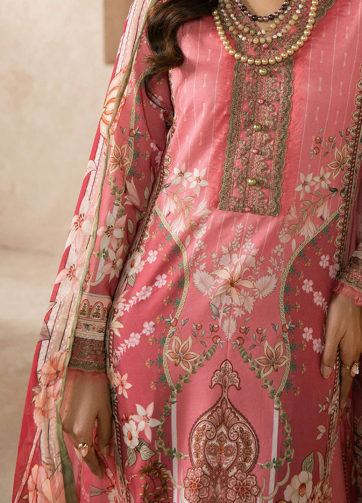 Gulaal Unstitched Embroidered Lawn 3 Piece Suit GL26ULF Floren D-2 - Festive Collection