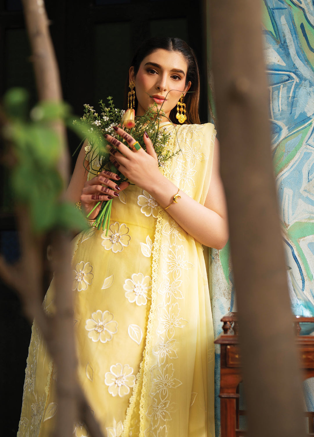 Satrangi by Mahnur Unstitched Embroidered Lawn 3 Piece Suit MN26ULS S-11 - Summer Collection