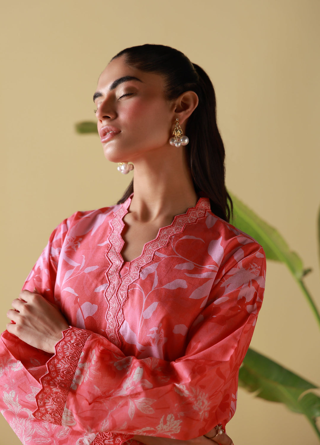 Sahar Unstitched Printed Cambric 2 Piece Suit SS1-26-28 Rose Garden - Summer Collection