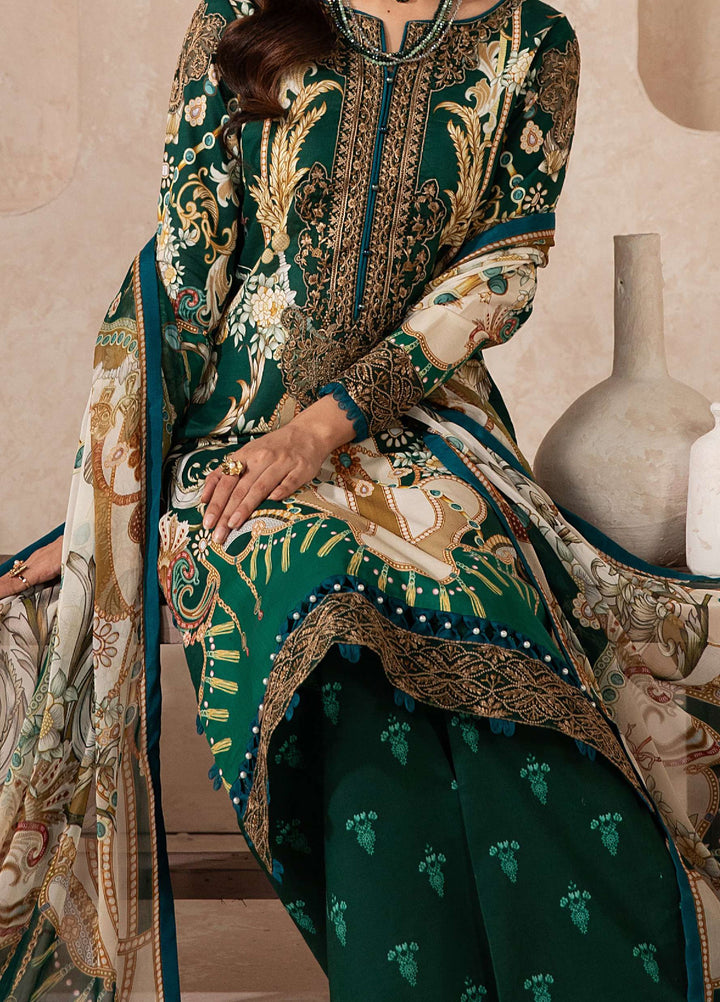 Gulaal Unstitched Embroidered Lawn 3 Piece Suit GL26ULF Vantae D-3 - Festive Collection