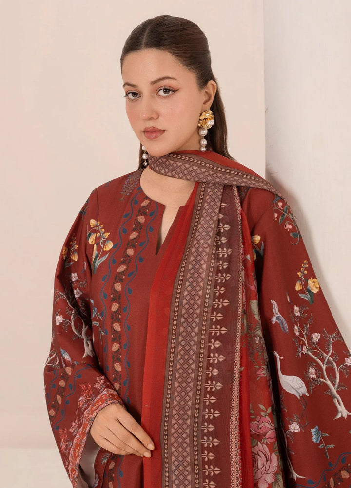 Crimson Hawk by Chandan Nagri Women Pret Printed Crepe 3 Piece Suit ZYRA - Casual Collection