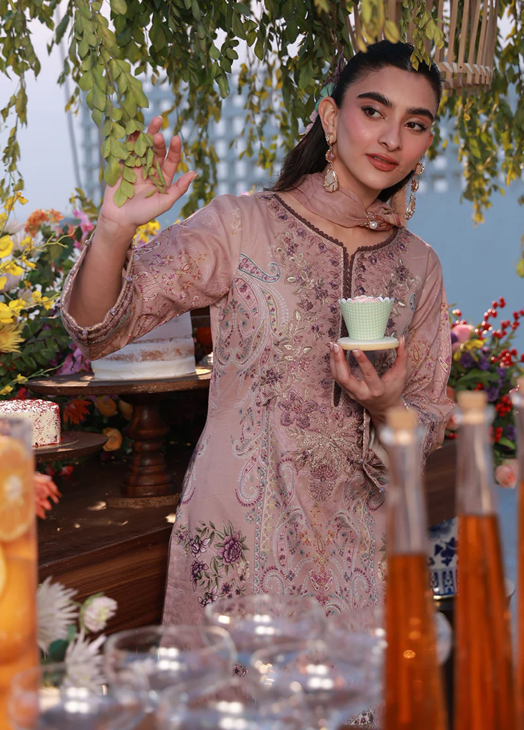 Delia by Gulaal Unstitched Embroidered Lawn 3 Piece Suit GL26UD D-11 Ayla - Summer Collection