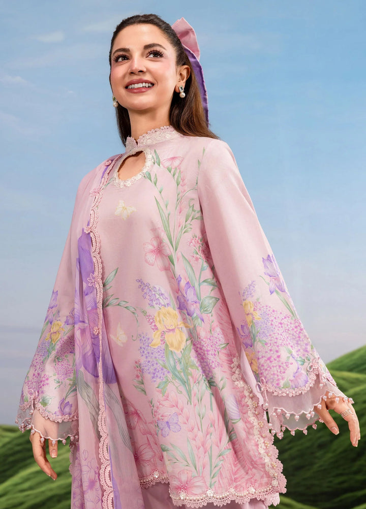 M Basics by Maria B Unstitched Embroidered Lawn 3 Piece Suit MB26SSEL MB-CUSV14-10B - Eid Collection