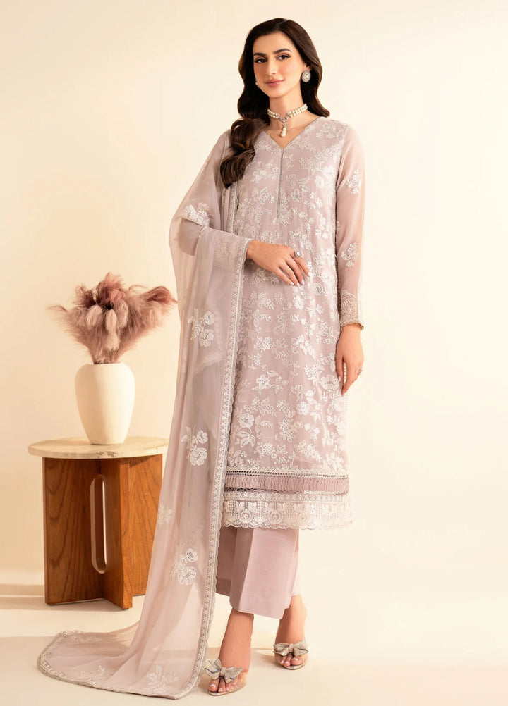 Xenia Formal Unstitched Luxury Chiffon Suits 3 Piece XE25FL Ahiti - Formals Collection