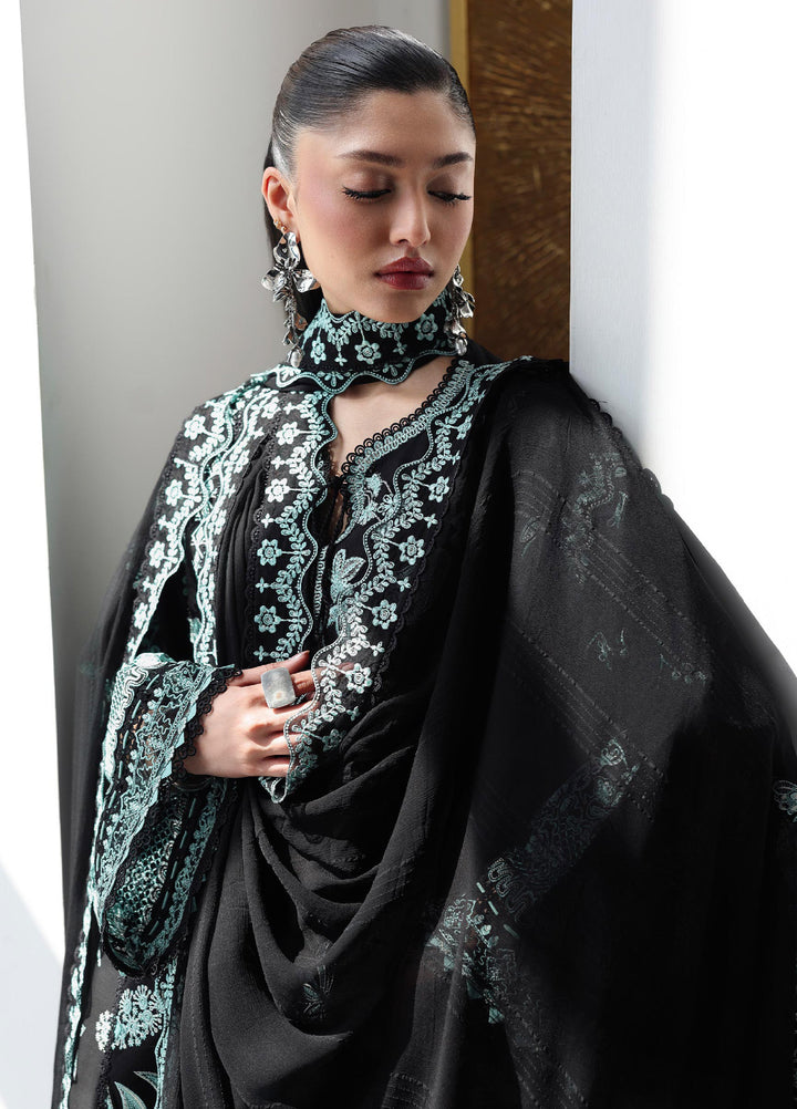 Q Line by Qalamkar Unstitched Embroidered Lawn 3 Piece Suit QLK26ULQ SANA QKL-6 - Festive Collection