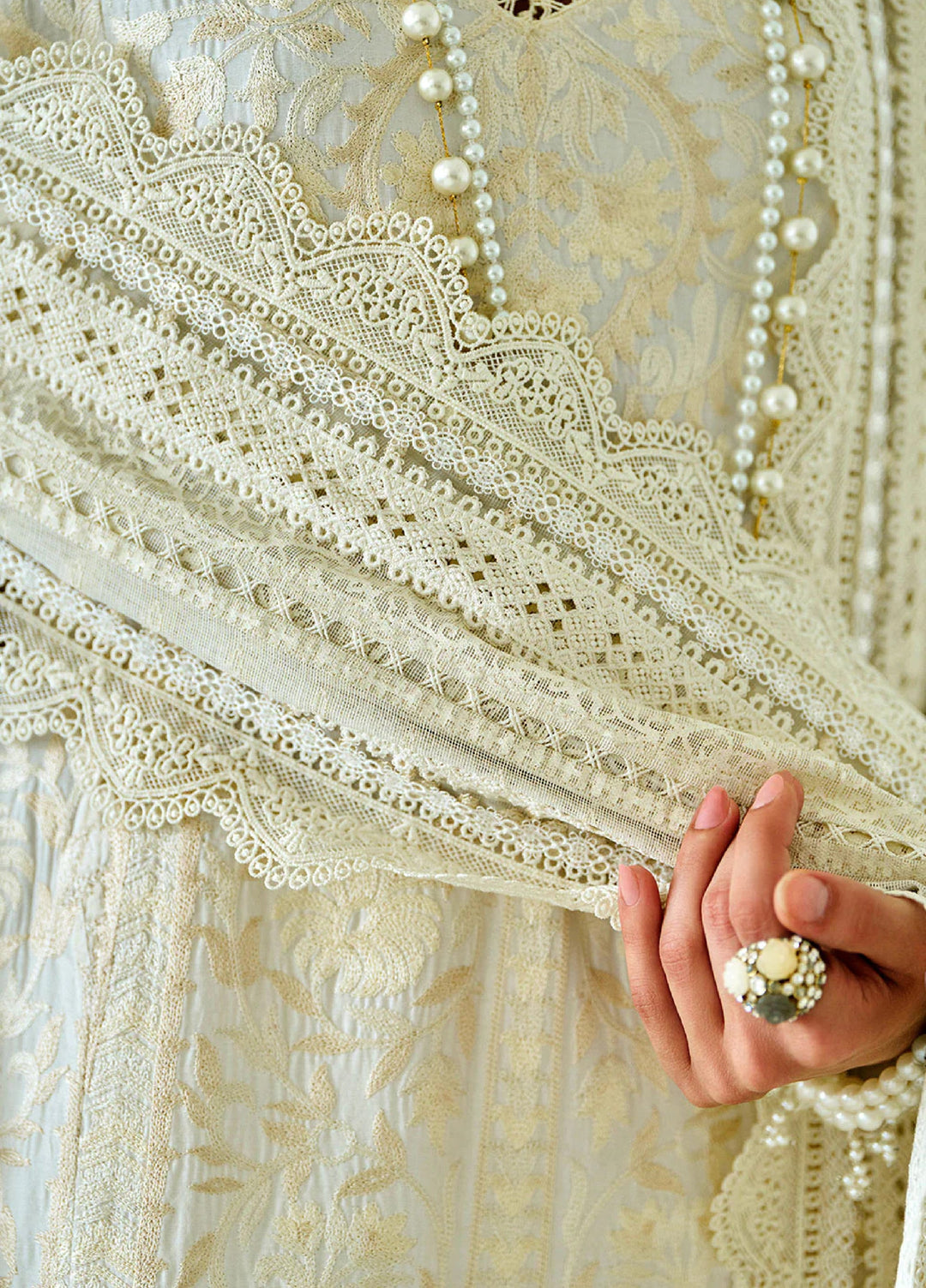 Sobia Nazir Unstitched Embroidered Luxury Lawn 3 Piece Suit SN26ULE D-09 A - Eid Collection