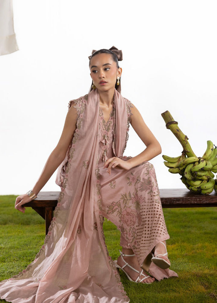 Bagheecha by Gul Ahmed Unstitched Embroidered Lawn 3 Piece Suit GA26ULB DN62047 - Casual Collection