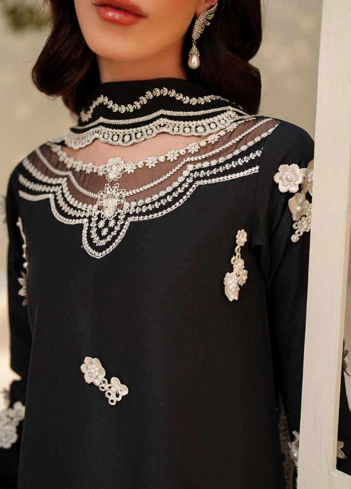 Tabeer by Zarif Unstitched Silk Embroidered 3 Piece Suit ZR26UT ZE-TS-03 ZAREEN - Winter Collection