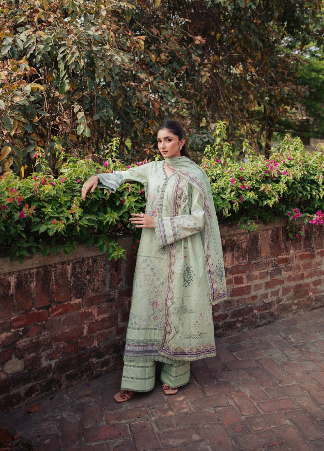 Zync by Florent Unstitched Printed Lawn 3 Piece Suit FL26ULE FZ-11 - Eid Collection