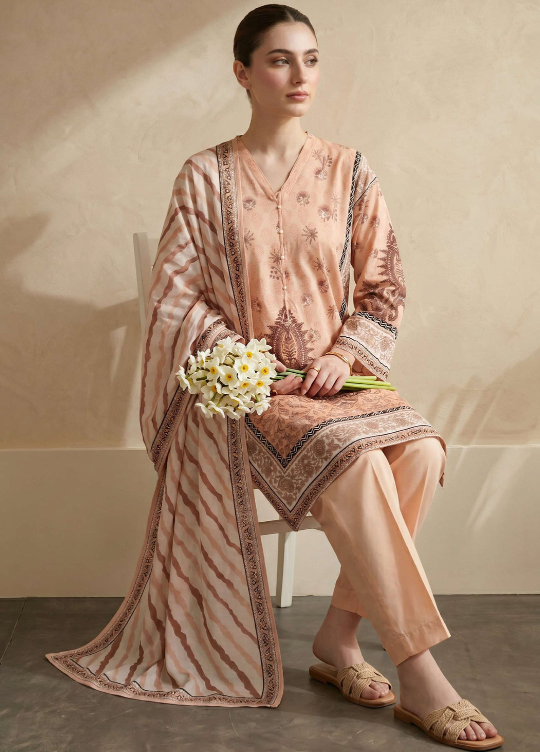 Zellbury Women RTW Printed Lawn 3 Piece Suit ZB26RLC WPS2632696 - Casual Collection
