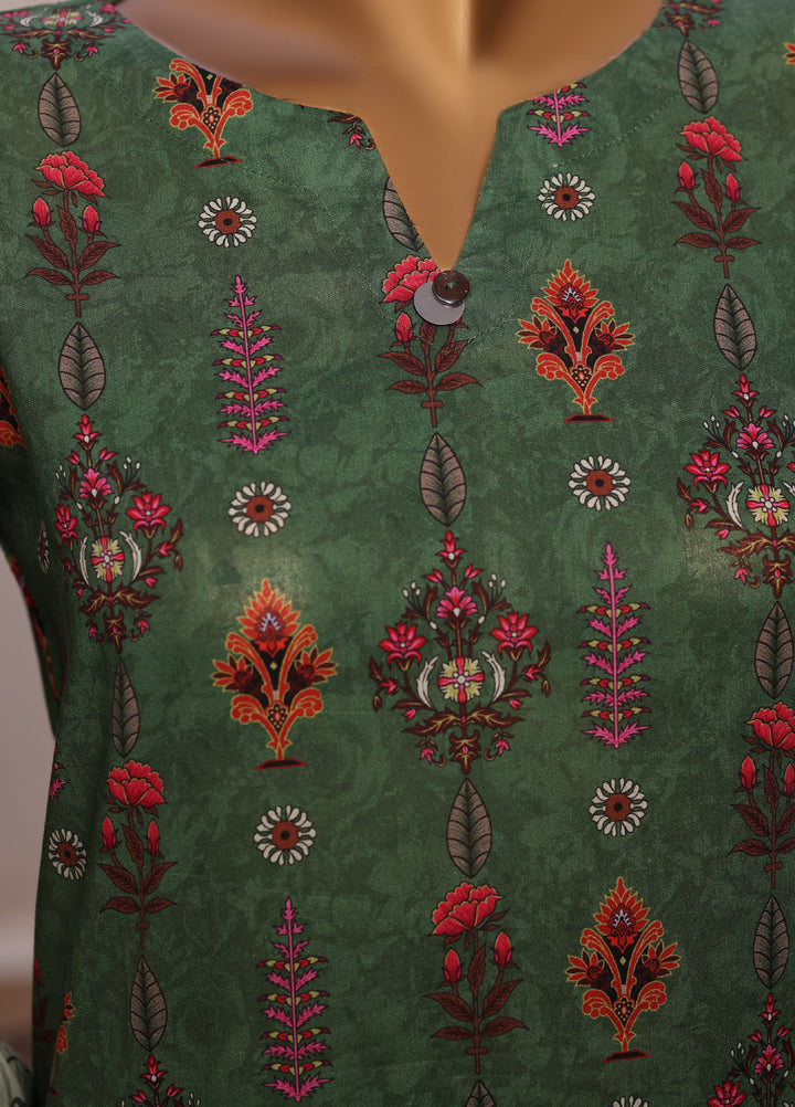Art N Craft by HZ Textiles RTW Printed Lawn 3 Piece Suit Green - Summer Collection