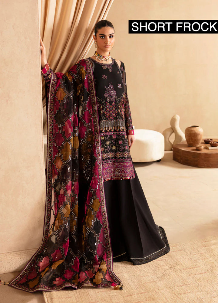 Xenia Formal Unstitched Luxury Chiffon Suits 3 Piece XE25FL Kaneel - Formals Collection