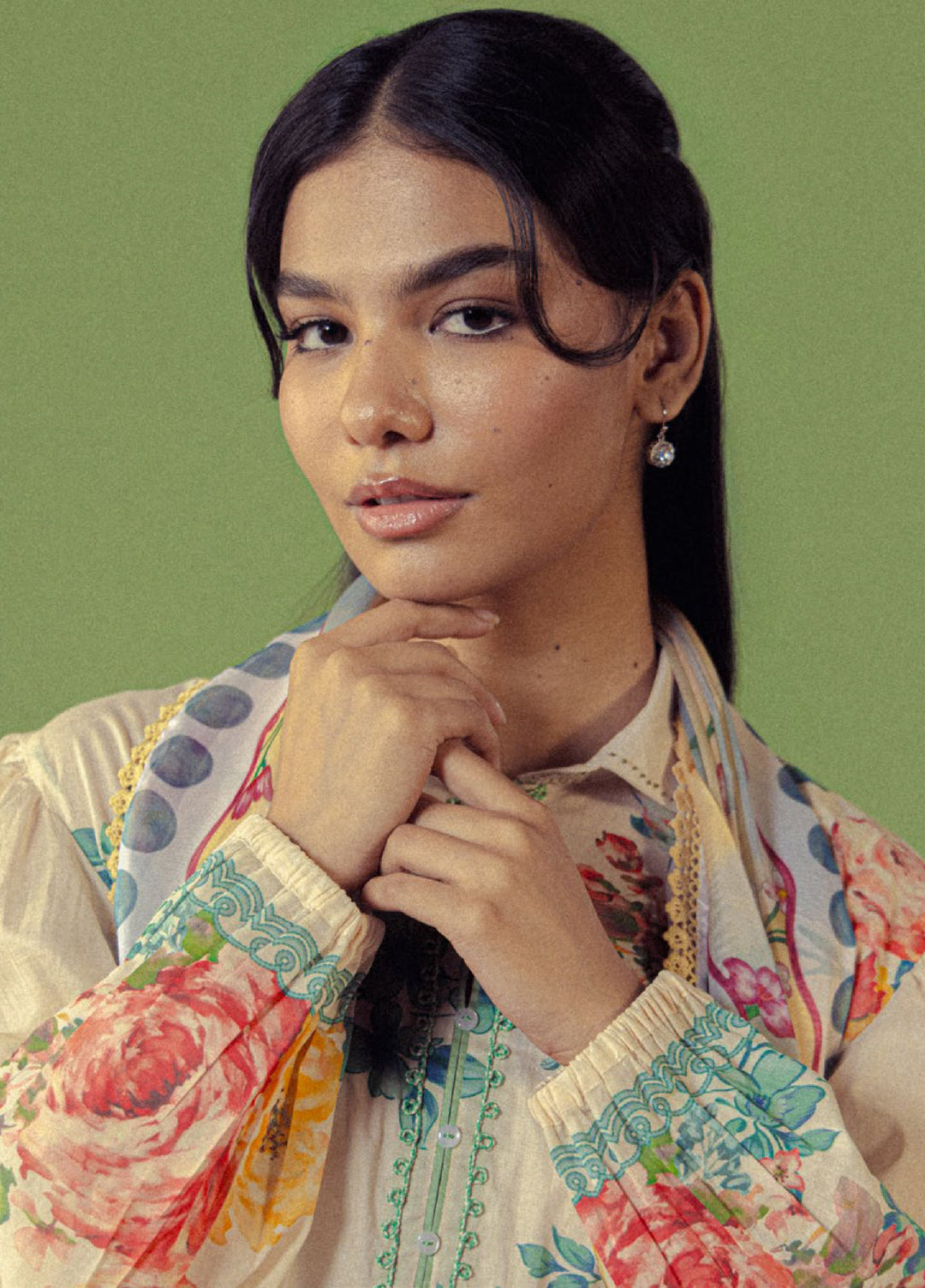 Coco by Zara Shahjahan Unstitched Printed Lawn 3 Piece Suit CZS26UPL CELENE-4A - Summer Collection