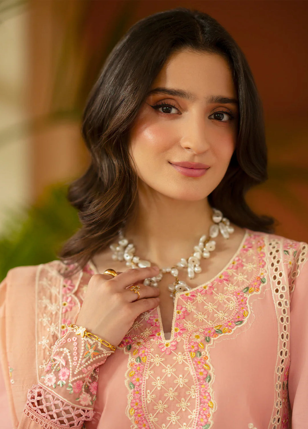 Angan by Mahnur Unstitched Embroidered Lawn 3 Piece Suit MN26UAL AAN-004 - Summer Collection