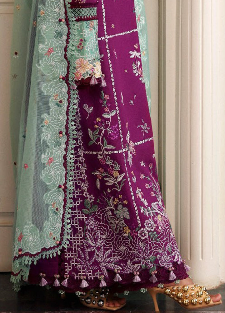Lilas by Republic WomensWear Unstitched Embroidered Lawn 3 Piece Suit RW26ULL D-3A - Eid Collection