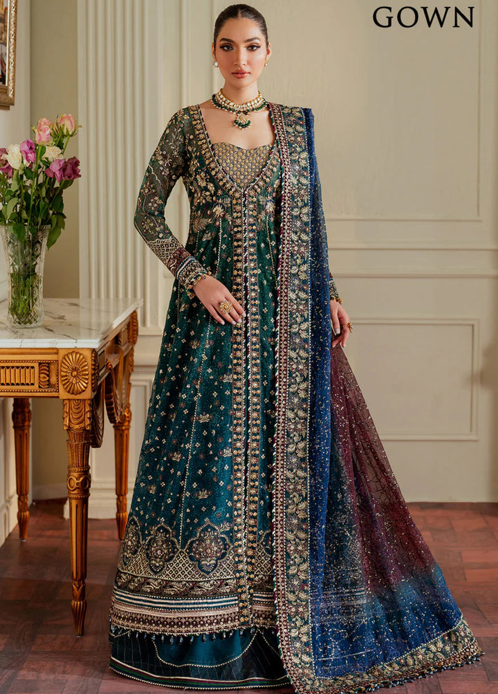 Chantelle by Baroque Unstitched Chiffon Embroidered Suits 3 Piece BQ25FC CH13-03 - Festive Collection
