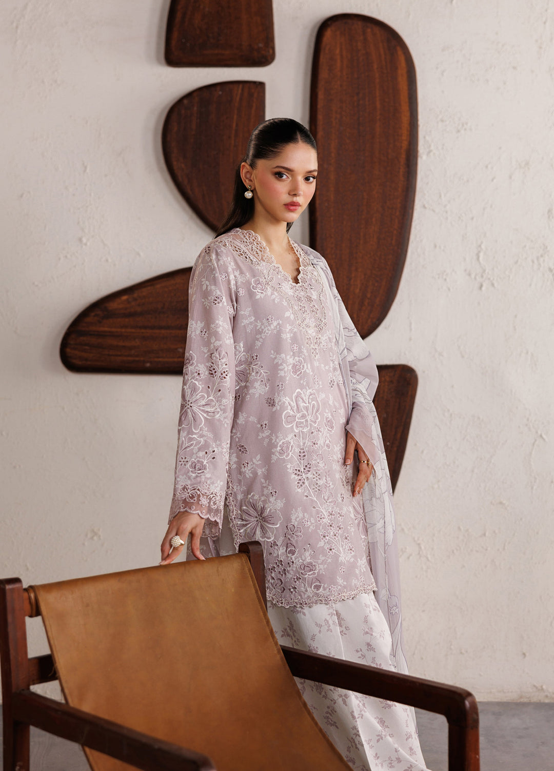 Iznik Unstitched Embroidered Lawn 3 Piece Suit IZ26ULF IBE-07 - Festive Collection